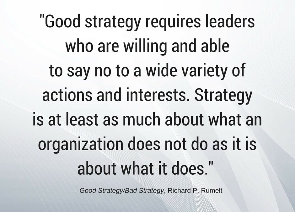 Quotable Quotes: Good Strategy
